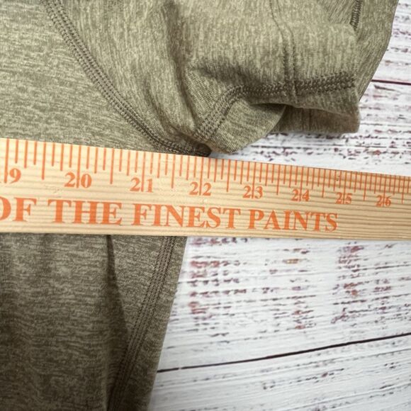 Lululemon Soft Jersey Short Sleeve Tee Stretchy Shirt Men’s L Heathered Green - Picture 6 of 7